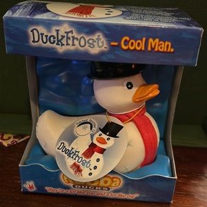 Original RUBBA DUCK Duck Frost Cool Man Snowman. -